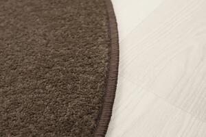 Vopi koberce Kusový koberec Eton hnědý ovál - 120x160 cm