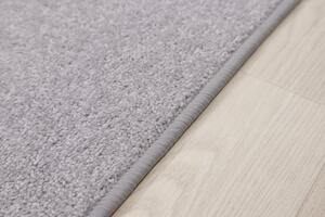 Vopi koberce Kusový koberec Eton šedý 73 čtverec - 400x400 cm