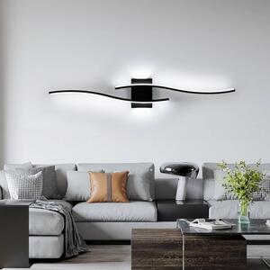 Nástěnné svítidlo Riserva černé integrované LED 27 W