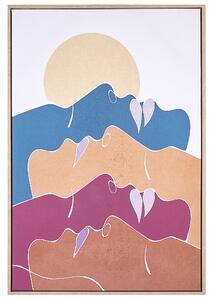 Plátno FASANO Ženský motiv 63 x 93 cm Pestrá