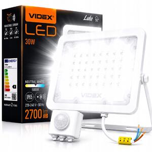 Reflektor s pohybovým senzorem Videx VLE-F2e-305W-S 2700 lm 30 W IP65
