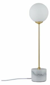 Paulmann stolní lampa Neordic Moa 1-ramenné mramor bílá/zlatá mat 796.61 P 79661