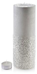 Mondex Velký moderní svícen Diament 36 cm bílý
