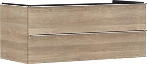 Skříňka pod umyvadlo pod desku Hansgrohe Xelu Q 118x49,5x55 cm přírodní dub 54084000