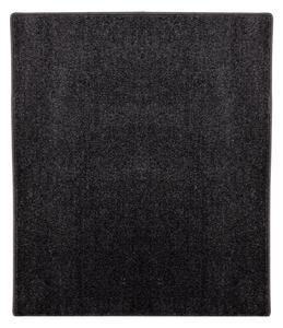Vopi koberce Kusový koberec Eton černý 78 čtverec - 300x300 cm