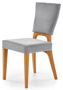 Jídelní židle WINONTY dub medový/šedá