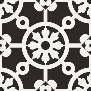 Dlažba Del Conca Paris nero 20x20 cm mat 20PR00YNA