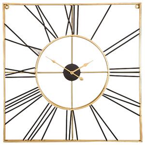 NÁSTĚNNÉ HODINY černá, barvy zlata 71/71 cm Ambia Home - Nástěnné hodiny