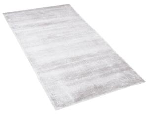 Viskózový koberec 80 x 150 cm světle šedý GESI II