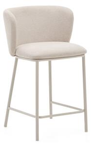 Béžová barová židle (výška sedáku 65 cm) Ciselia – Kave Home