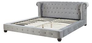 Manželská postel 180 cm CAVILLA (s roštem) (šedá). 1023640