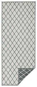 Kusový koberec Twin-Wendeteppiche 103117 grün creme 80x250 cm