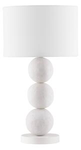 Nova Luce Bílá stolní lampa Chamois