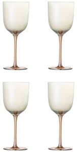 Bloomingville Sada čtyř sklenic na víno Aston 350 ml
