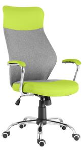 Kancelářská židle NEOSEAT LUCA šedo-reflexní zelená