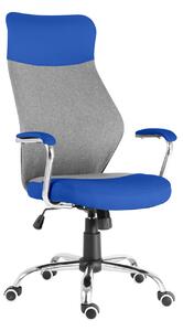 Kancelářská židle NEOSEAT LUCA šedo-modrá