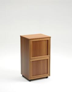 ARREDAMENTI ITALIA Dřevěný odpadkový koš Madera 4 cod. 874 Barva: třešeň