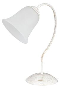 Rabalux stolní lampa Fabiola E27 1x MAX 40W antikovaná bílá 7260