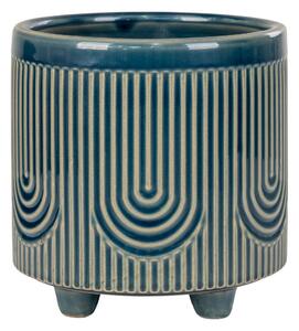 House Nordic Květináče (Květináč z modré keramiky velký Ø20x19,5 cm)