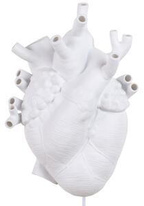 -25 % Dny MOMENTI– Seletti Bílé porcelánové nástěnné světlo Heart