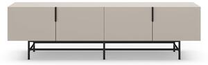Krémový TV stolek 200x54,5 cm Eldia – Marckeric