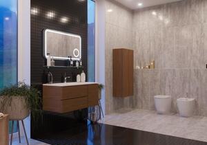 Kingsbath Rimini Graphite Oak 100 koupelnová skříňka s umyvadlem