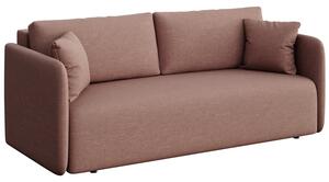 -25 % Dny MOMENTI– Rodier Růžová rozkládací pohovka Chaum 220 cm