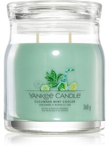 Yankee Candle Cucumber Mint Cooler vonná svíčka Signature 368 g