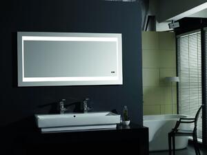 Zrcadlo s LED osvětlením Silver Futura, 70 × 140 cm