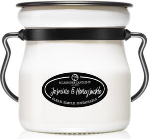 Milkhouse Candle Co. Creamery Jasmine & Honeysuckle vonná svíčka Cream Jar 142 g