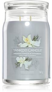 Yankee Candle Smoked Vanilla & Cashmere vonná svíčka Signature 567 g