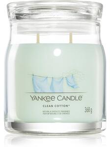 Yankee Candle Clean Cotton vonná svíčka Signature 368 g