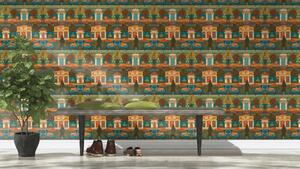 Vliesová tapeta na zeď Rasch 746211, Indian style, 0,53 x 10,05 m