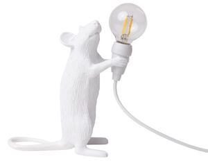 Seletti Bílá stolní lampa Mouse Standing