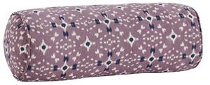 Polštář válec Dusty Lilac/White/Blue
