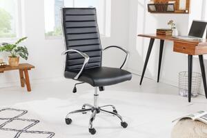 Kancelářská židle BIG DEAL černá umělá kůže Nábytek | Kancelářský nábytek | Židle