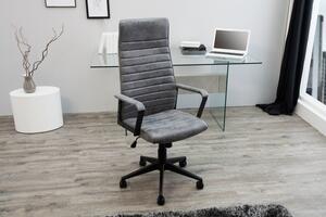 Kancelářská židle LAZIO vintage šedá Nábytek | Kancelářský nábytek | Židle