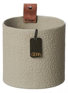 OOhh Zero waste květináč Madrid Cylinder Light Brown Rozměry: 11 x 11 cm