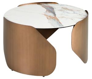 -25 % Dny MOMENTI– Angel Cerdá Bílý porcelánový konferenční stolek No. 2162, Ø 80 cm