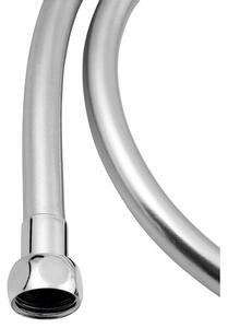 Sapho Sprchová plastová hadice 100 cm, metalická stříbrná/chrom 1208-05