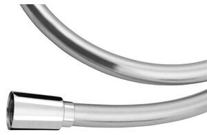 Sapho Sprchová plastová hadice 100 cm, metalická stříbrná/chrom 1208-05