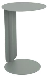 Popelavě šedý kovový zahradní odkládací stolek Fermob Bebop 40 cm