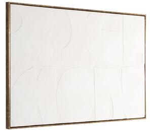 Richmond Bílý abstraktní obraz Decadence 80 x 120 cm