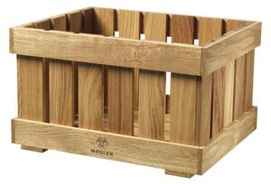 Apple Box - designová dřevěná bedýnka z masivu FDB velikost: M - 17 x 30 x 23, Nábytek materiál: dub