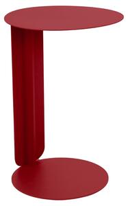 Červený kovový zahradní odkládací stolek Fermob Bebop 40 cm