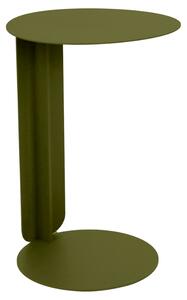 Zelený kovový zahradní odkládací stolek Fermob Bebop 40 cm