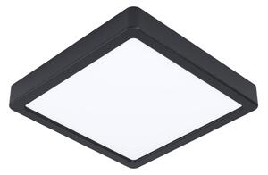 Černé LED stropní svítidlo 21x21 cm FUEVA 5 – EGLO