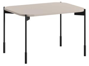 Obdélníkový konferenční stolek Sonatia 60 cm na kovových nohách - kašmír
