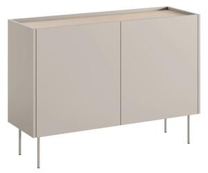 Komoda Desin 120 cm dvoudveřová - kašmír / dub nagano