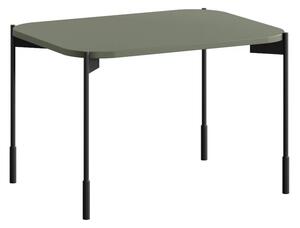 Obdélníkový konferenční stolek Sonatia 60 cm na kovových nohách - olivový
